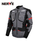NERVE Blanc Winter Motorcycle Jacket