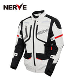NERVE Blanc Winter Motorcycle Jacket