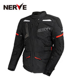 NERVE Blanc Winter Motorcycle Jacket