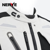 NERVE Blanc Winter Motorcycle Jacket