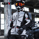 NERVE Blanc Winter Motorcycle Jacket