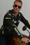 NFP17006 NERVE Leather Motorcycle Jacket