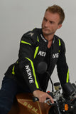 NFP17006 NERVE Leather Motorcycle Jacket