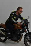 NFP17006 NERVE Leather Motorcycle Jacket