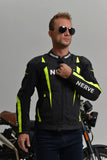 NFP17006 NERVE Leather Motorcycle Jacket